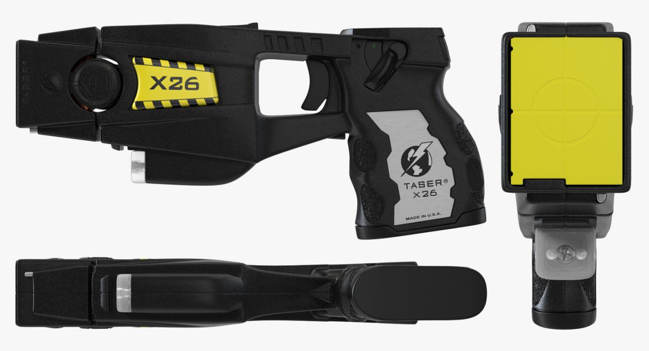 3D Police Taser Gun