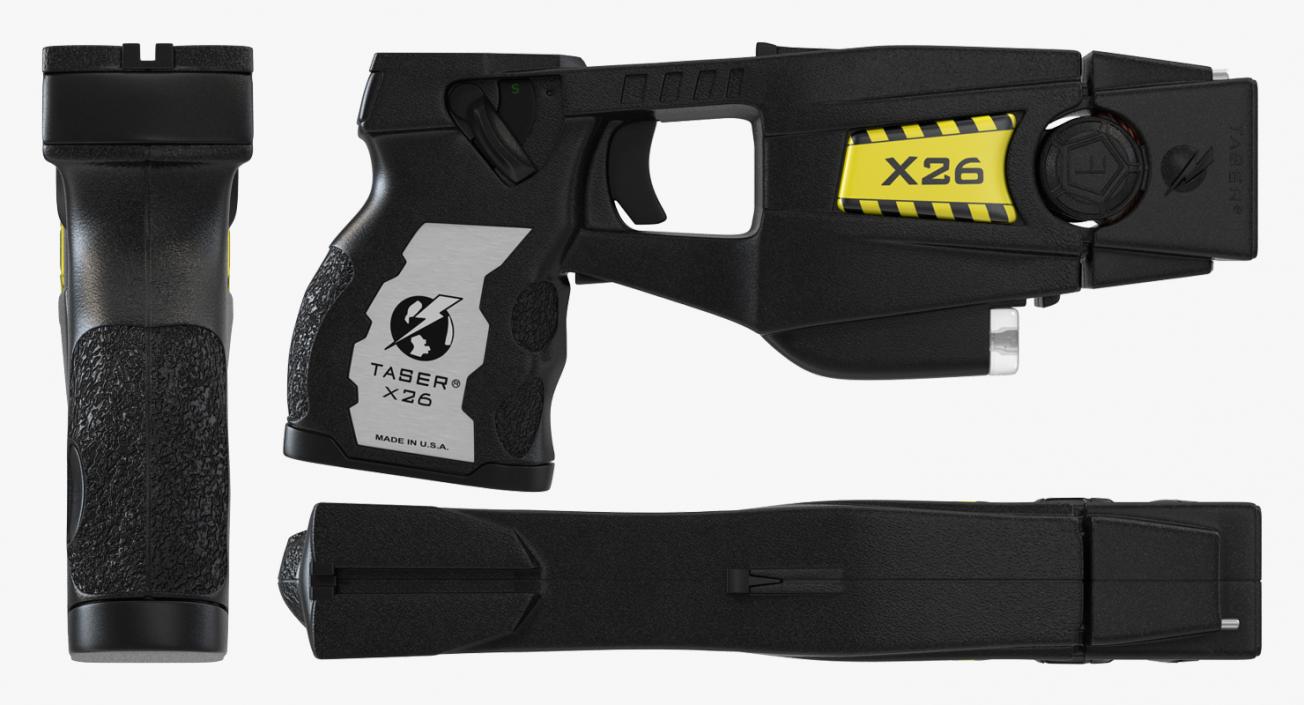 3D Police Taser Gun