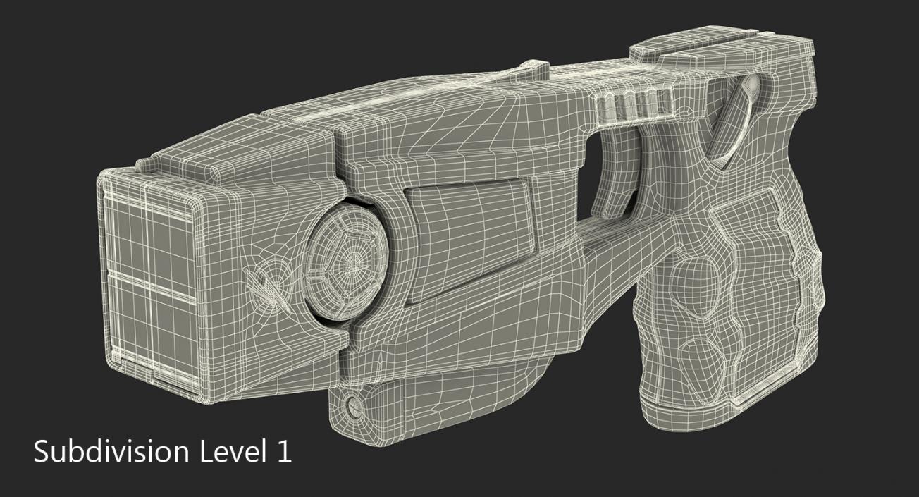 3D Police Taser Gun