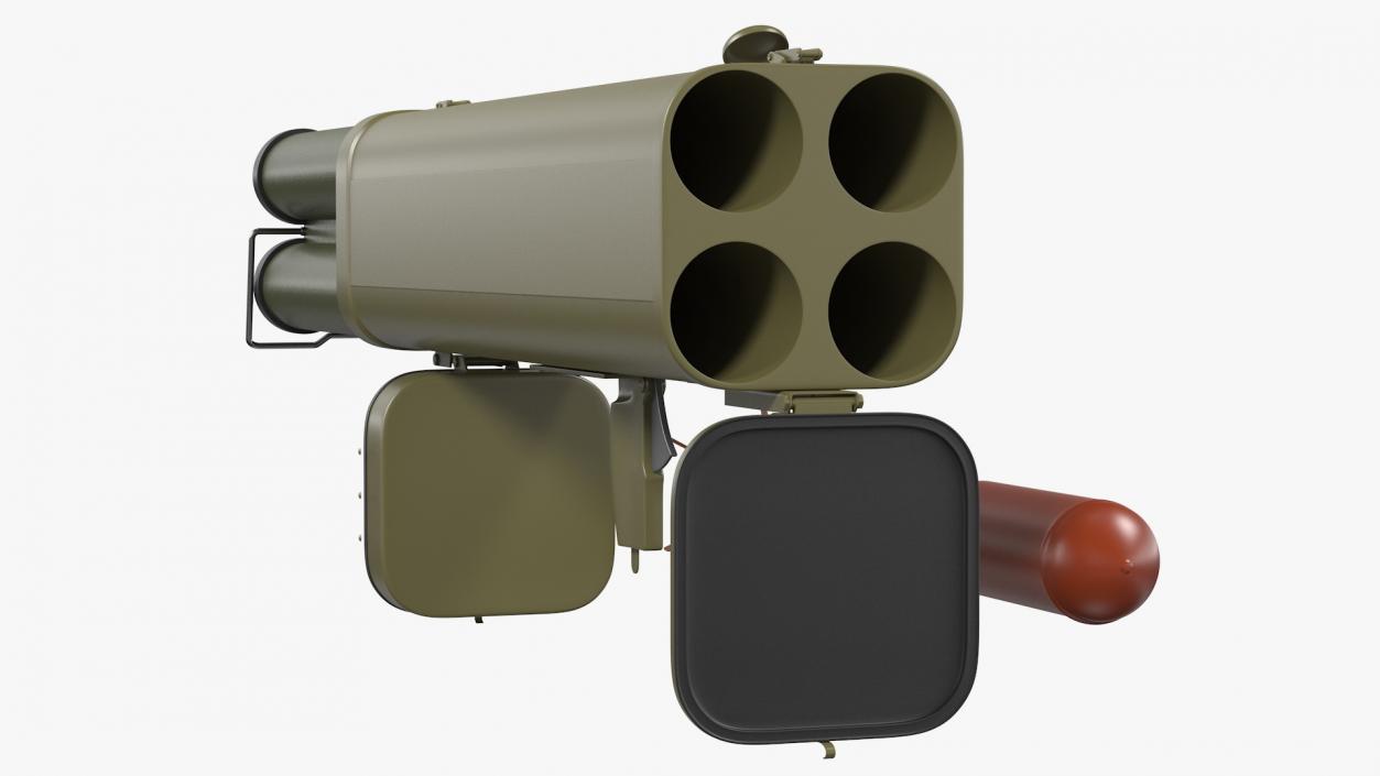 3D Incendiary Rocket Launcher M202A1 FLASH Set model