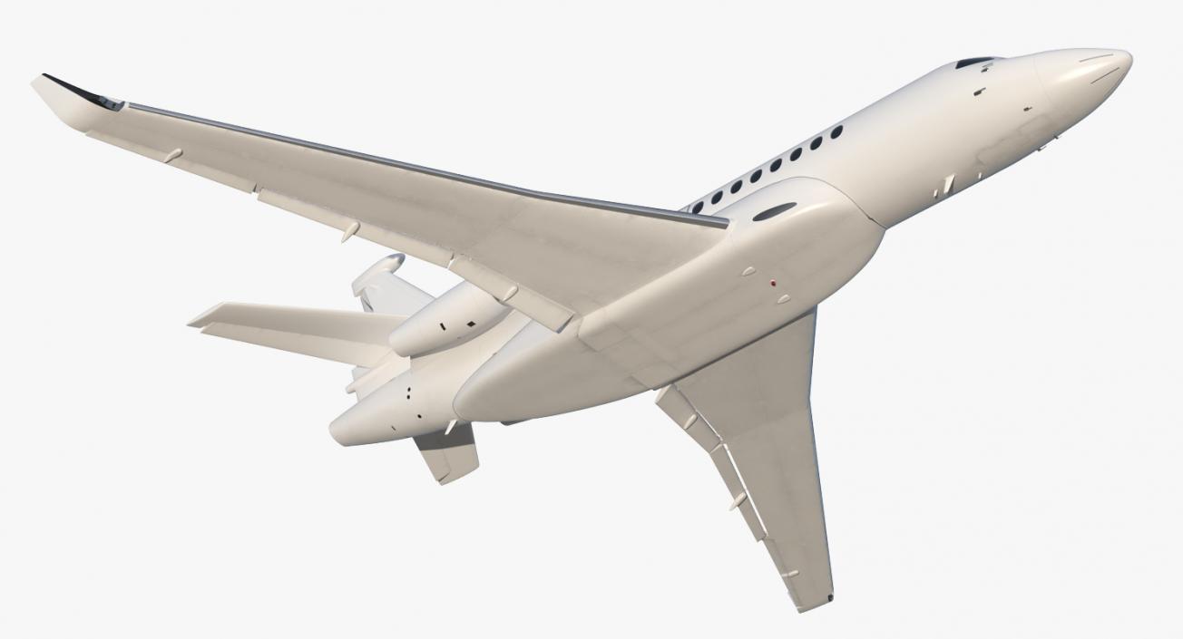 Business Jet Dassault Falcon 7X Generic 3D model