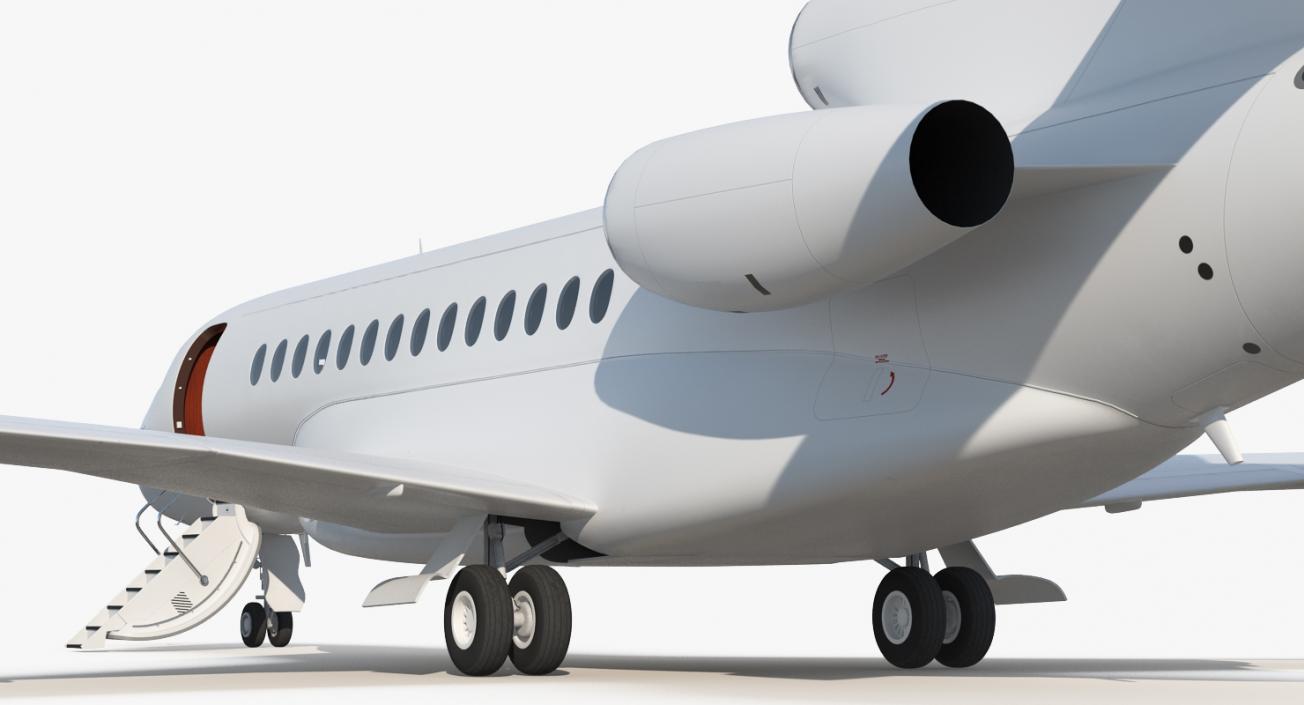 Business Jet Dassault Falcon 7X Generic 3D model