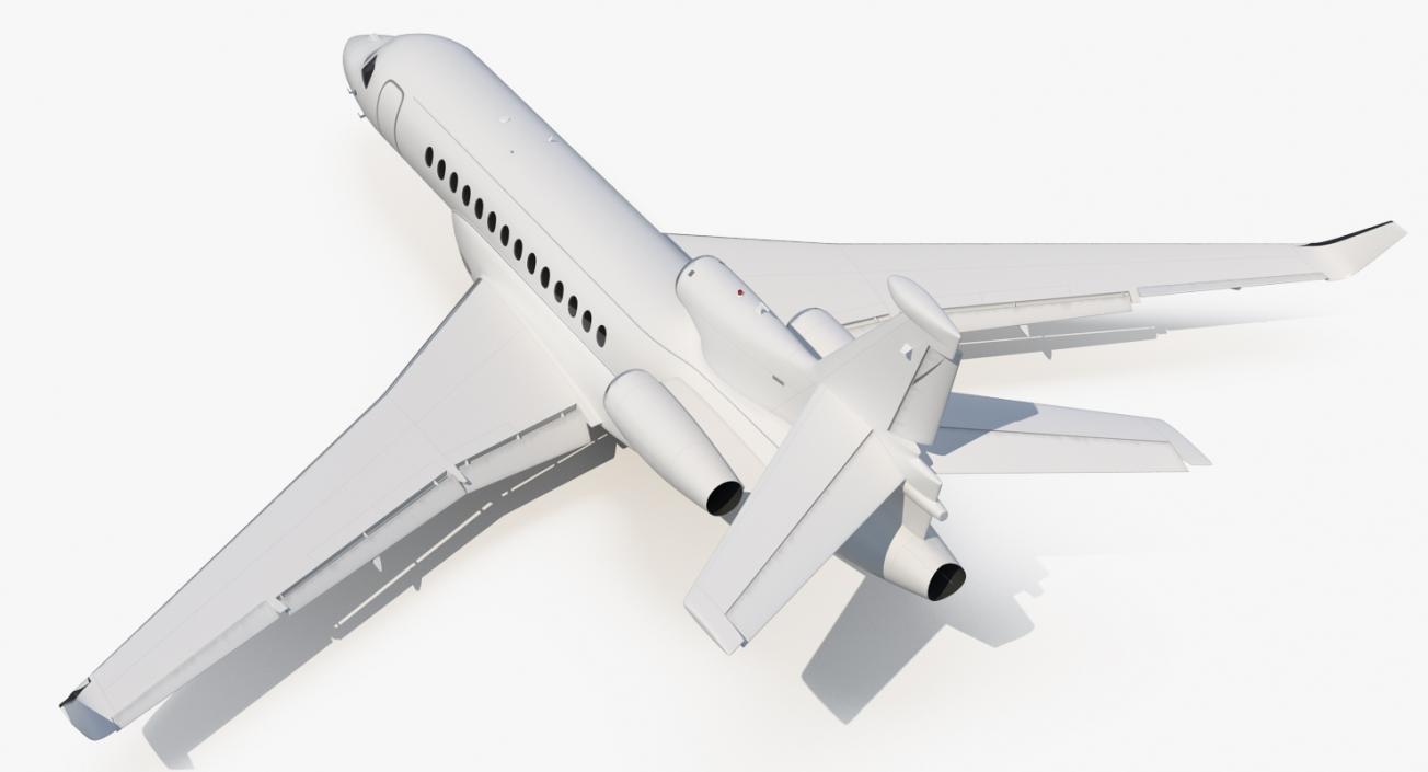 Business Jet Dassault Falcon 7X Generic 3D model