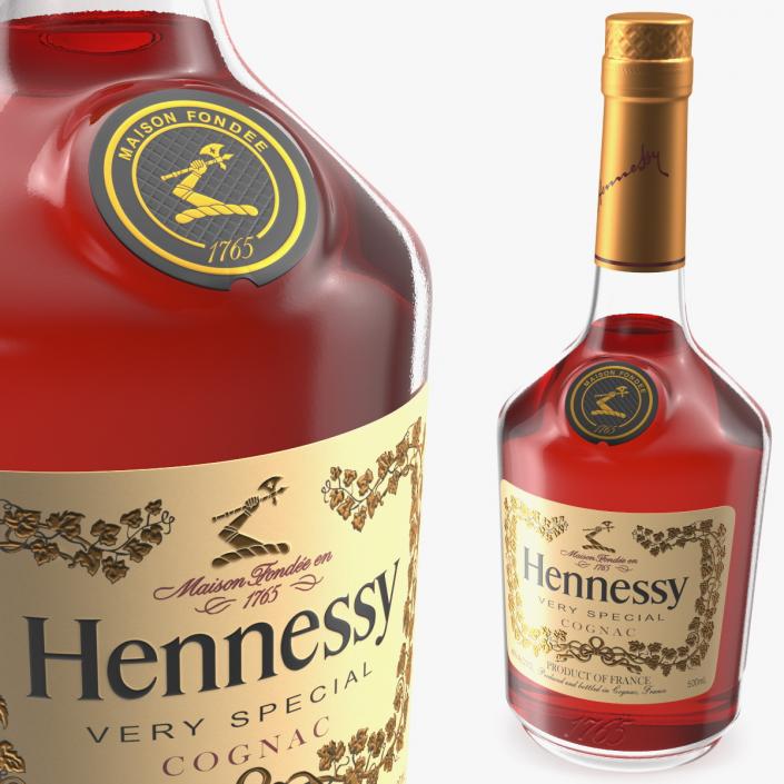 3D Hennessy VS Cognac model