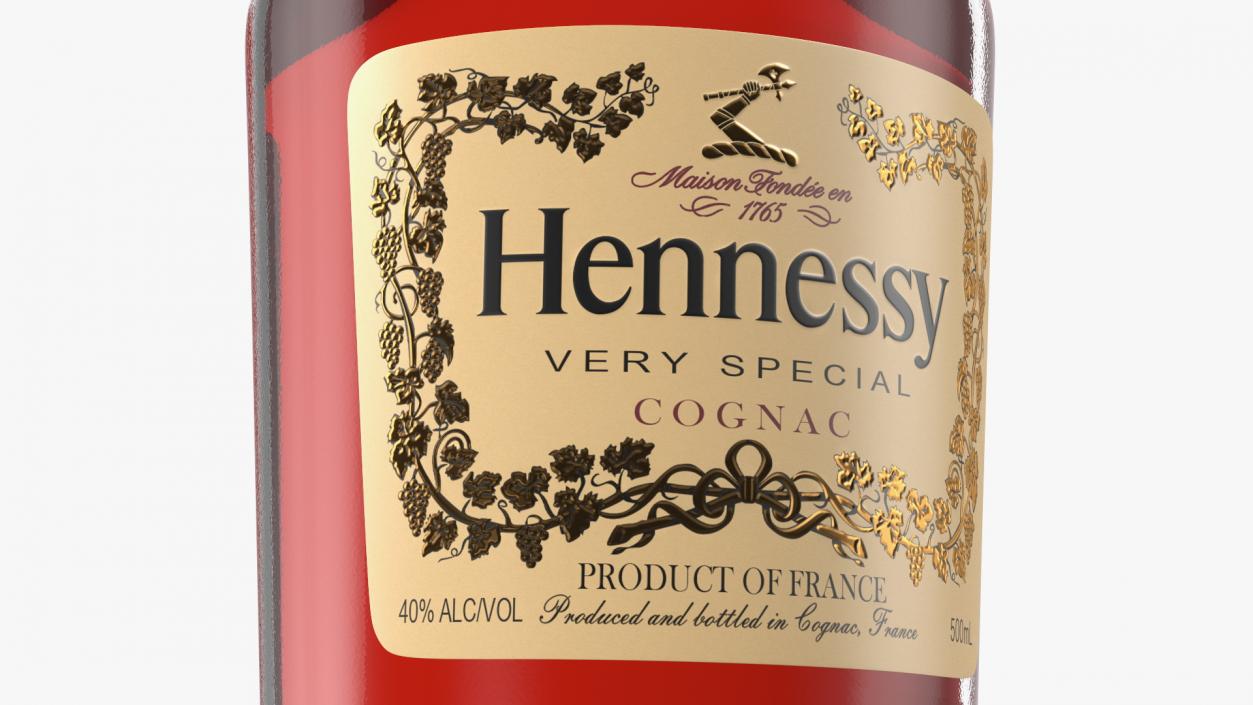 3D Hennessy VS Cognac model