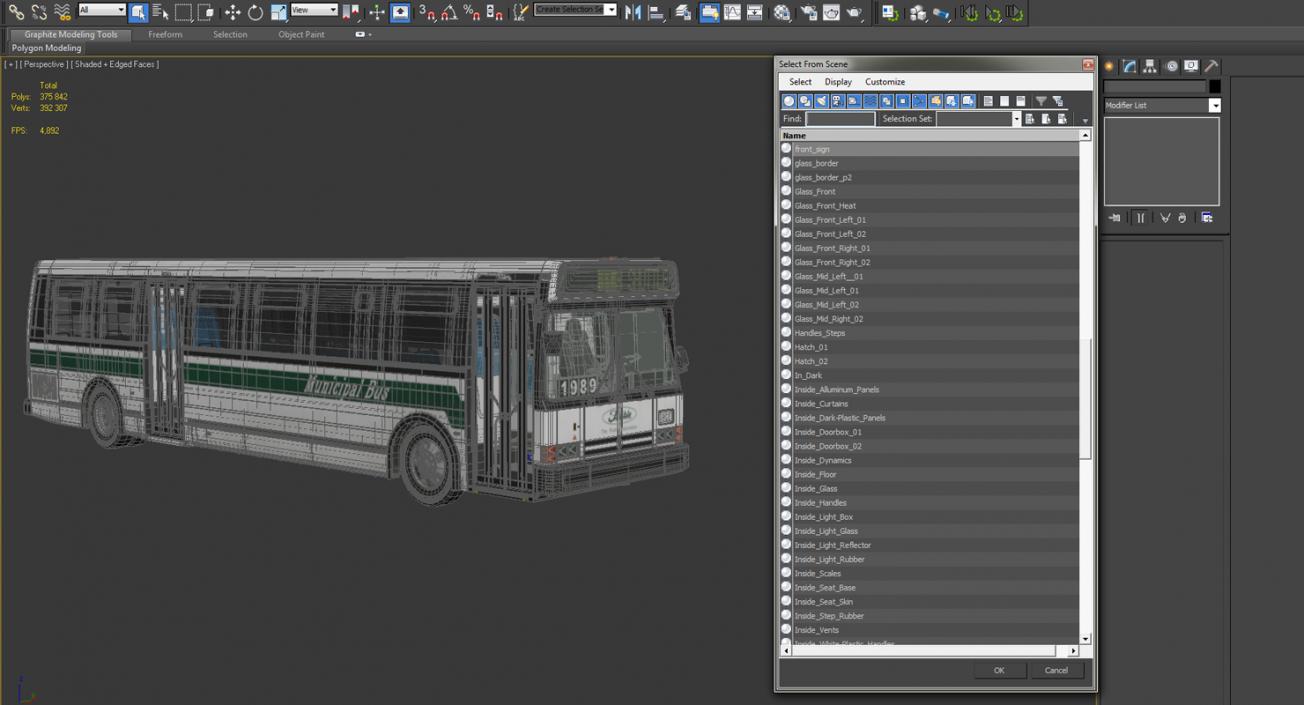 Flxible Metro D Transit Bus 3D