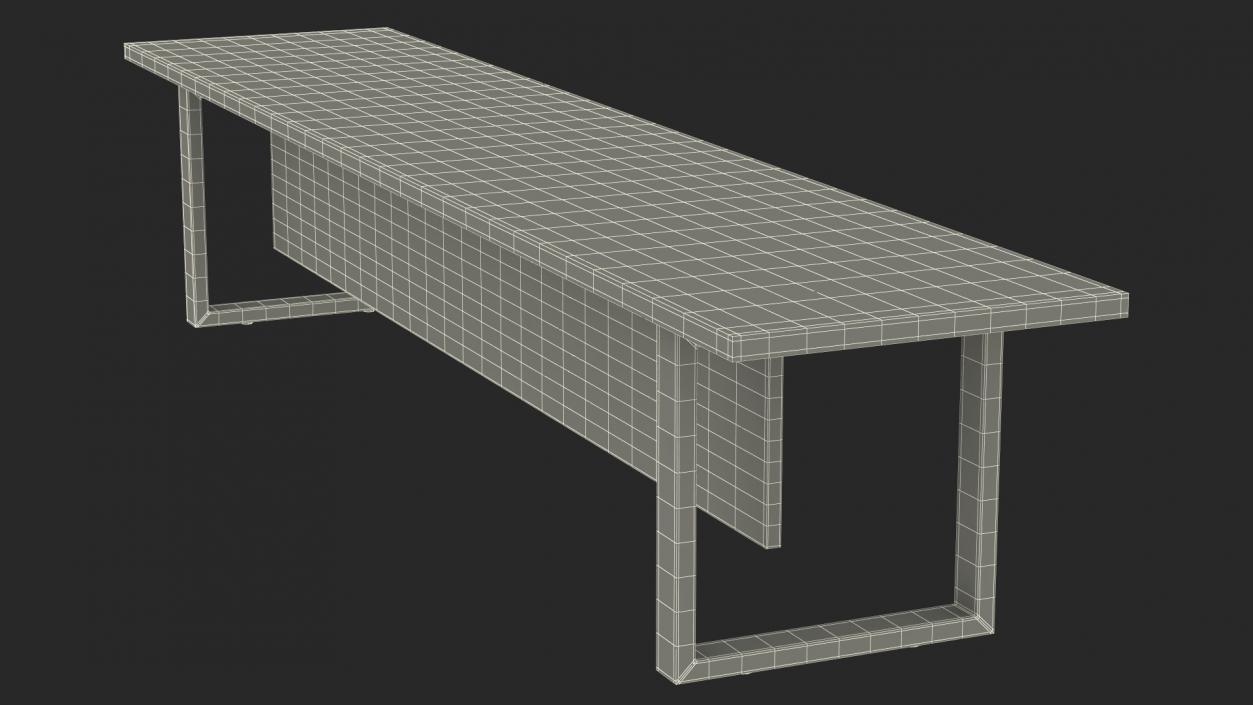 3D model Classroom Table