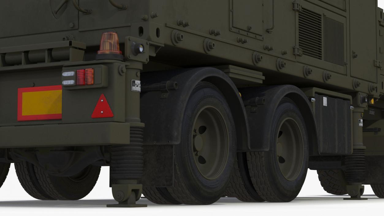 Military Truck with Missile System Crotale NG 2 3D