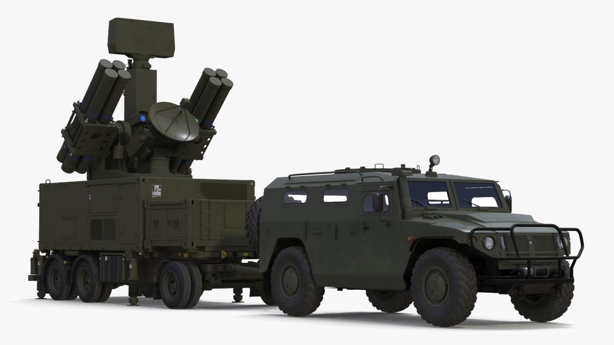 Military Truck with Missile System Crotale NG 2 3D