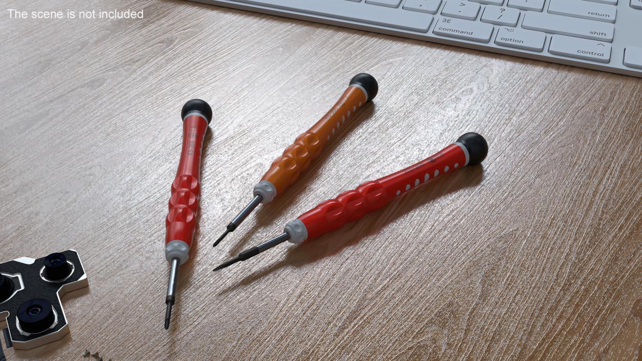 3D Cellphone Repair Screwdrivers Set model