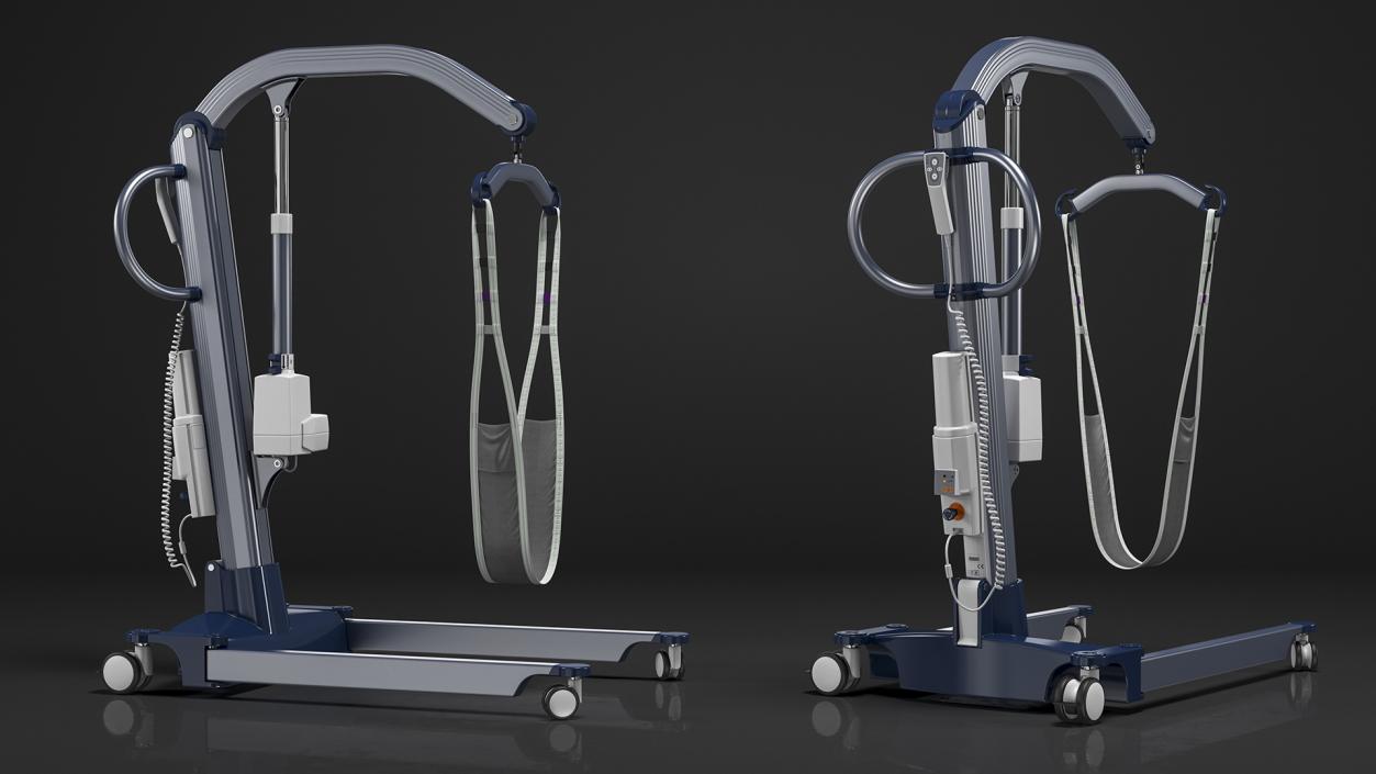 3D Patient Lift with Leg Holder model