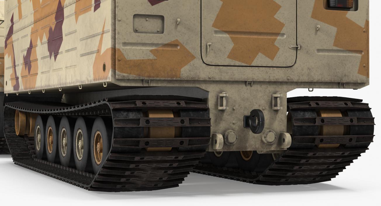 3D model Vityaz DT 30 ATV Desert Camo Rigged