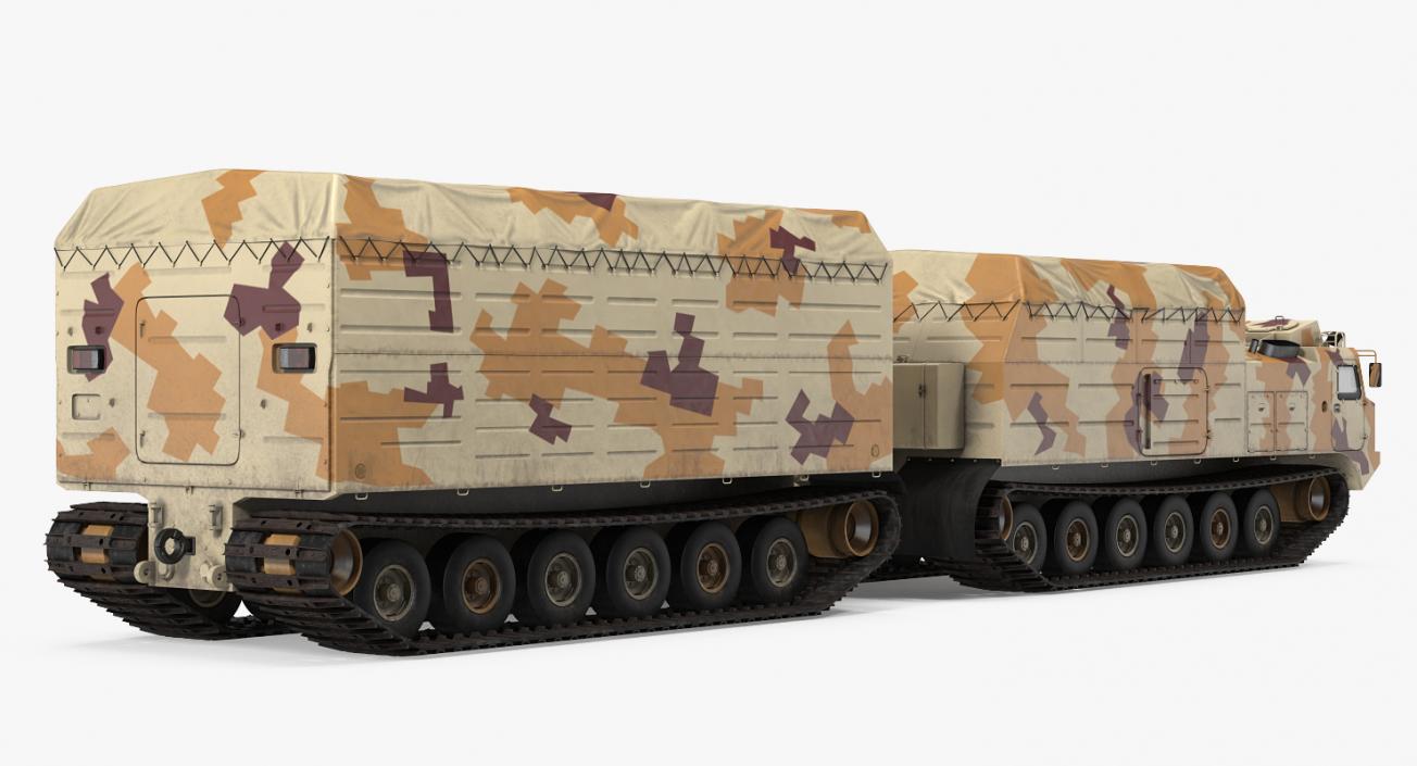 3D model Vityaz DT 30 ATV Desert Camo Rigged