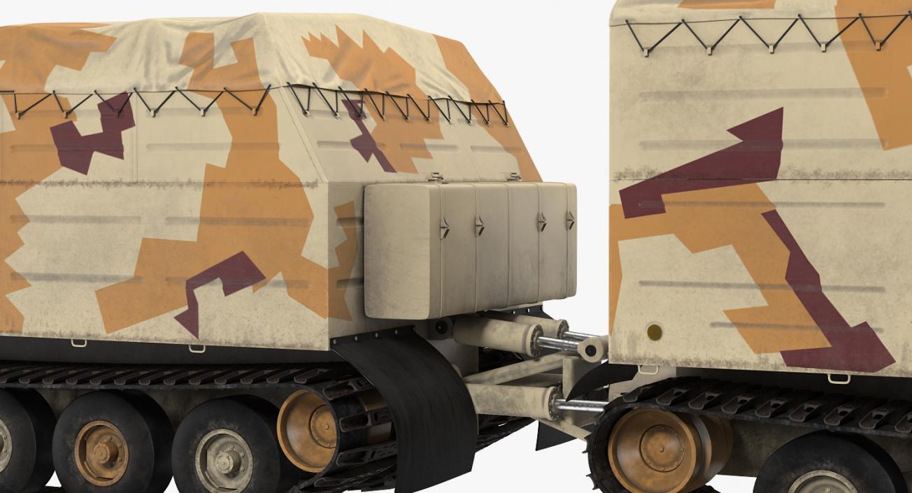 3D model Vityaz DT 30 ATV Desert Camo Rigged