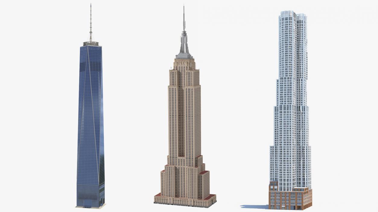 3D New York Skyscrapers Collection