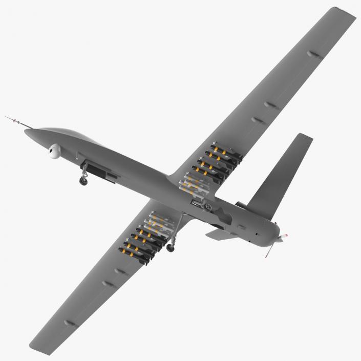 Hunter Killer Surveillance UAV Rigged 3D