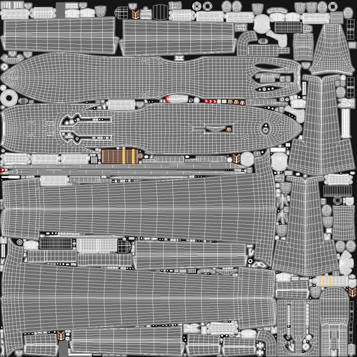 Hunter Killer Surveillance UAV Rigged 3D