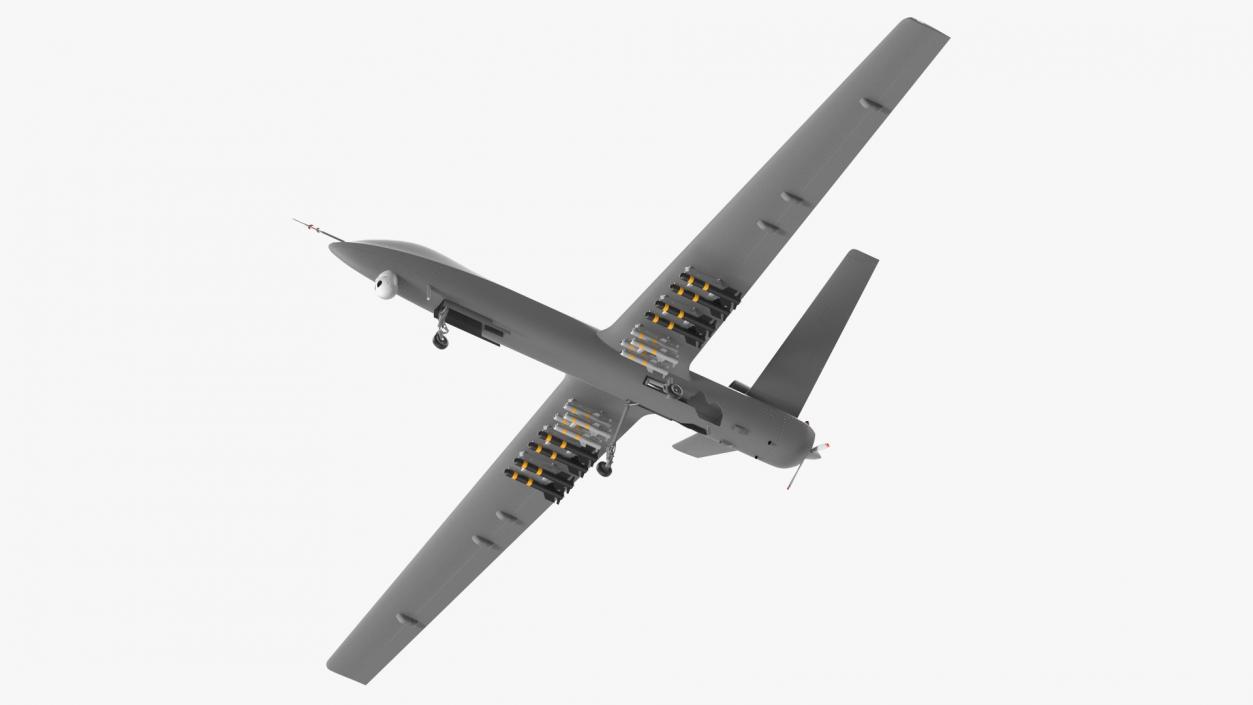 Hunter Killer Surveillance UAV Rigged 3D