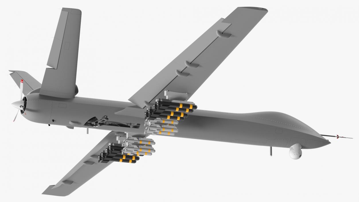 Hunter Killer Surveillance UAV Rigged 3D