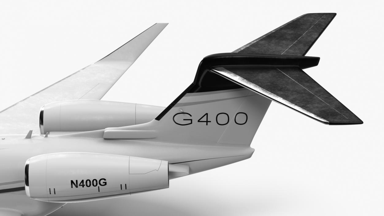 3D model Gulfstream G400 Twin Engine Business Jet