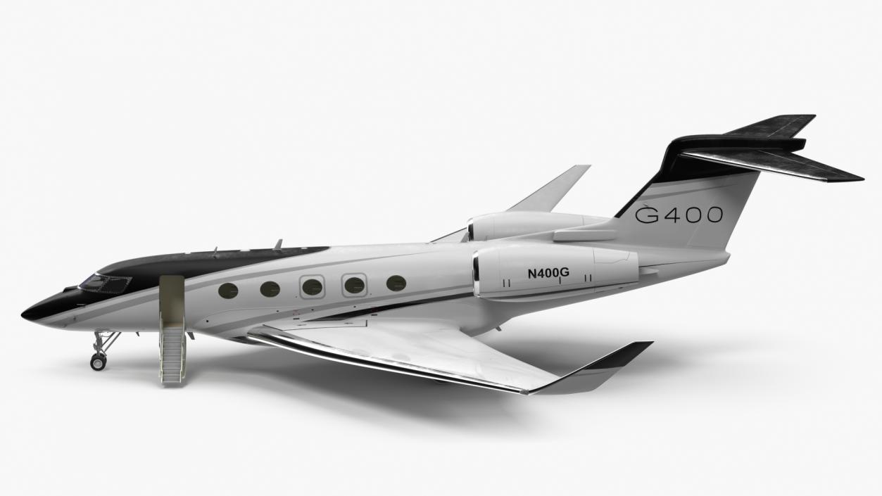 3D model Gulfstream G400 Twin Engine Business Jet