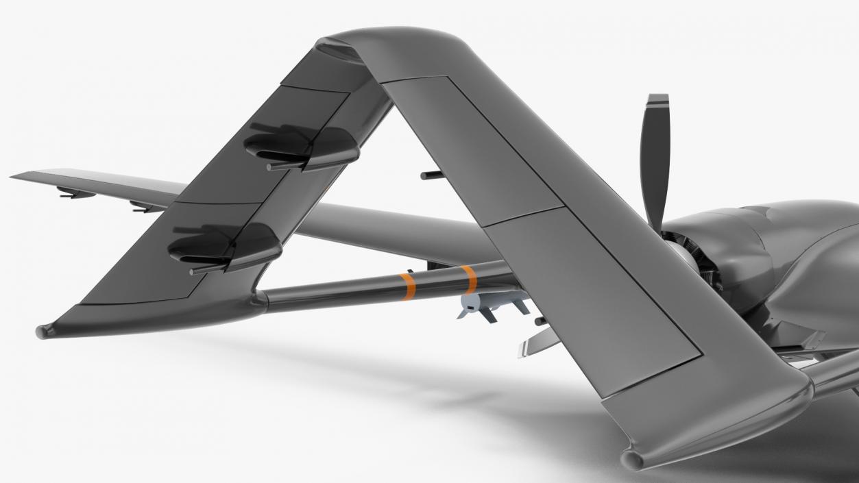 Unmanned Combat Aerial Vehicle Rigged 3D