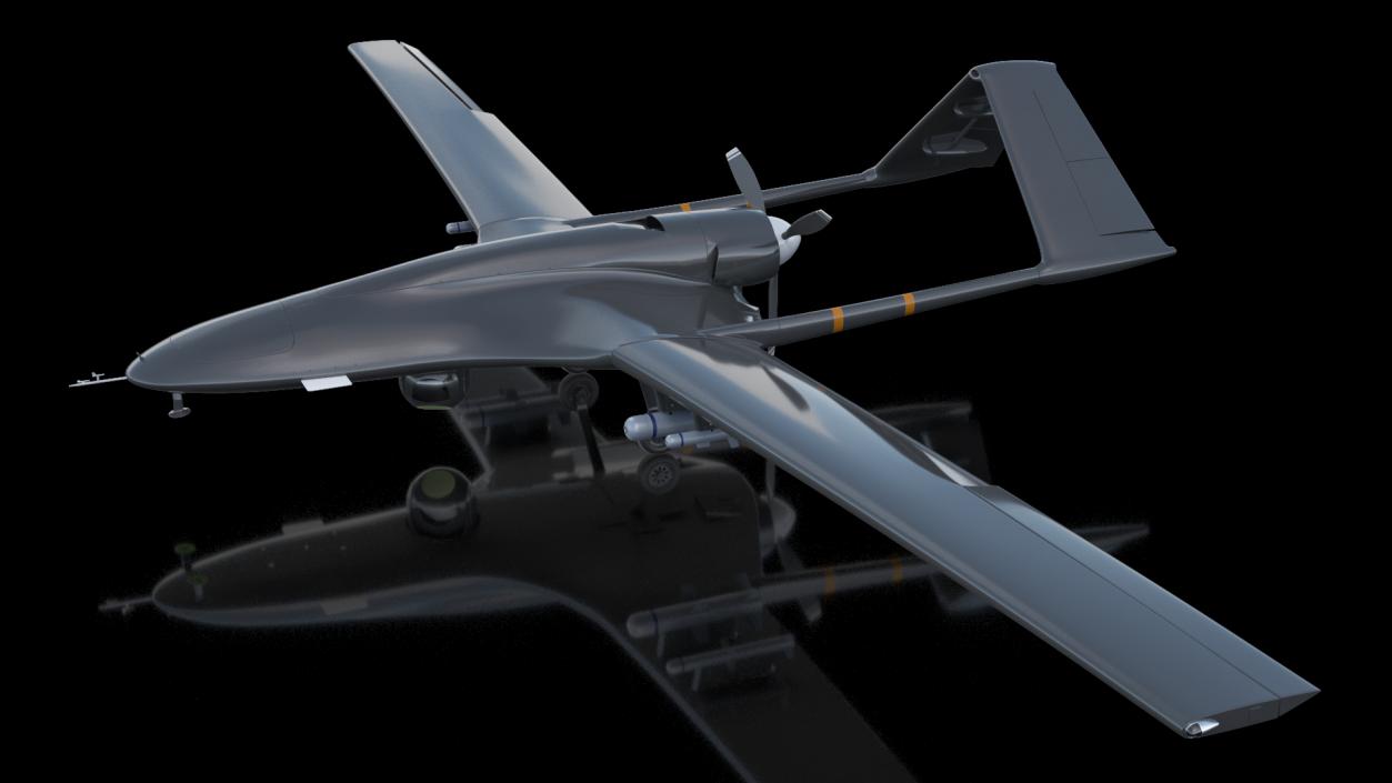 Unmanned Combat Aerial Vehicle Rigged 3D