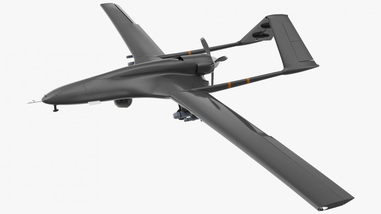 Unmanned Combat Aerial Vehicle Rigged 3D