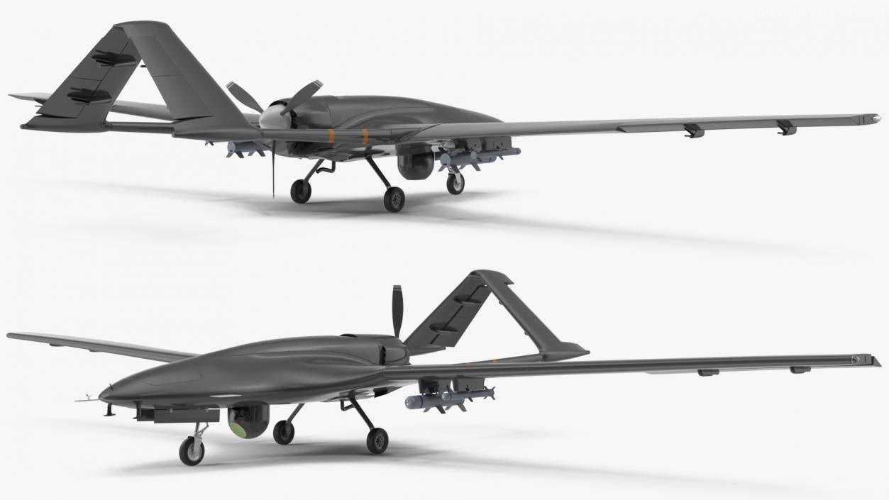 Unmanned Combat Aerial Vehicle Rigged 3D