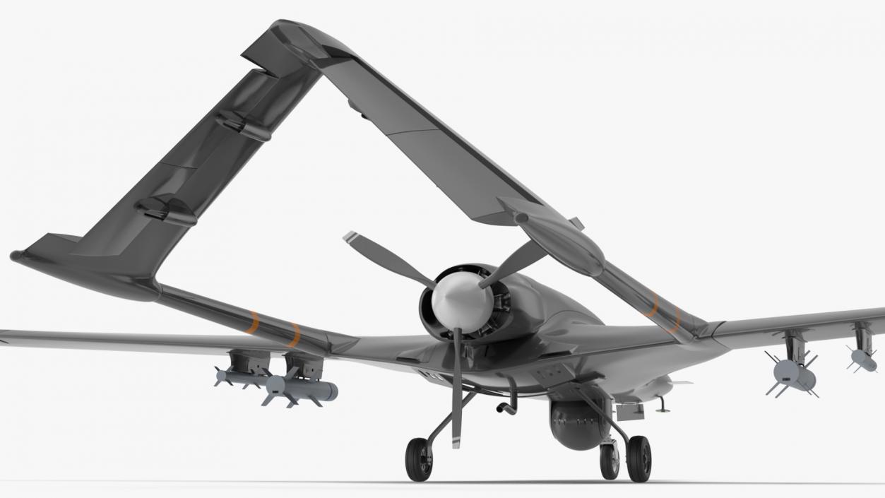 Unmanned Combat Aerial Vehicle Rigged 3D