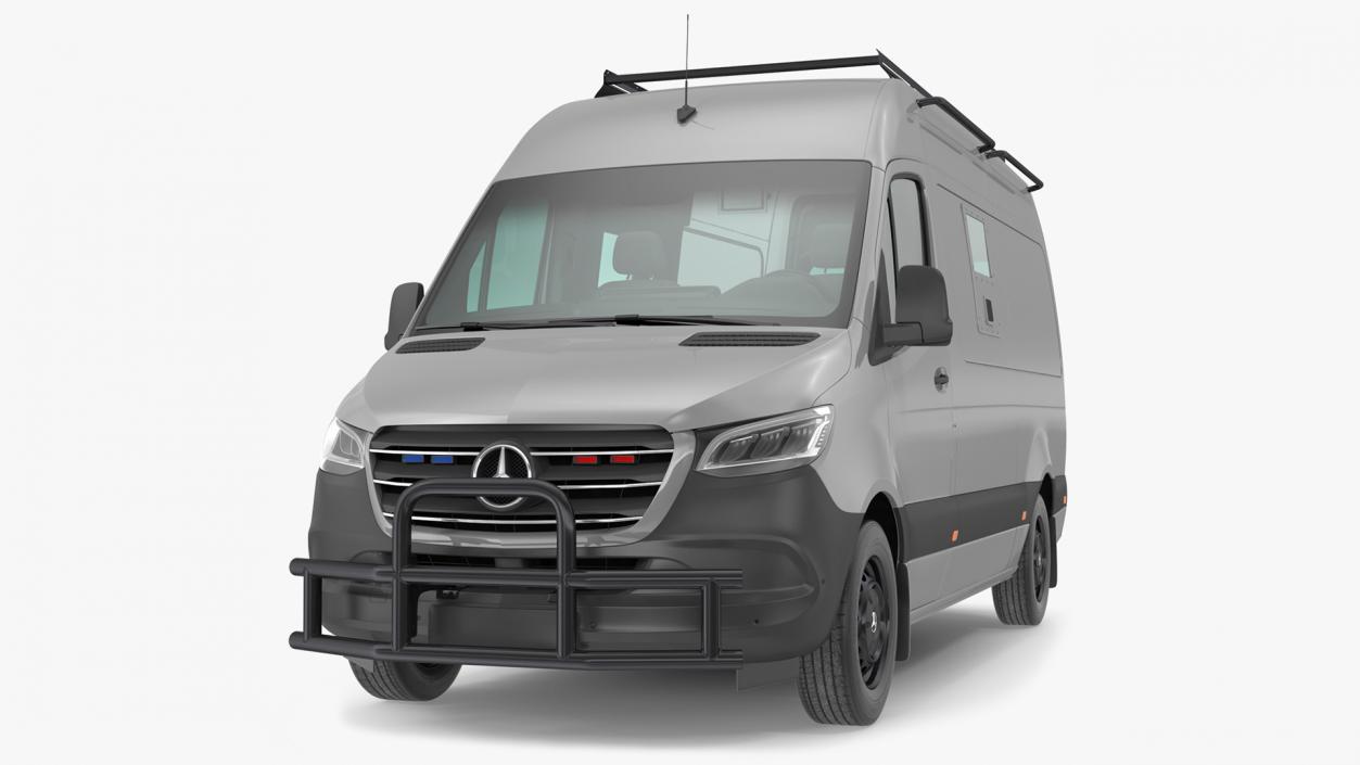 3D model Mercedes-Benz Sprinter Compact Van Simple Interior