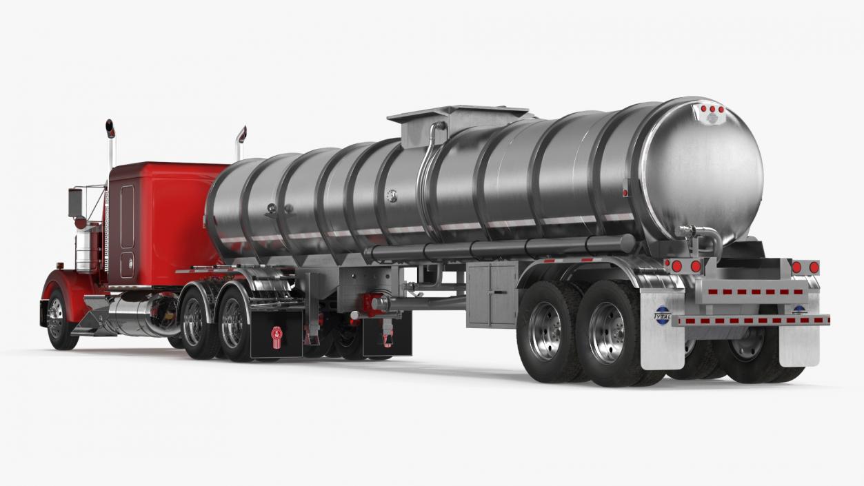 3D Kenworth W900 Tanker Truck