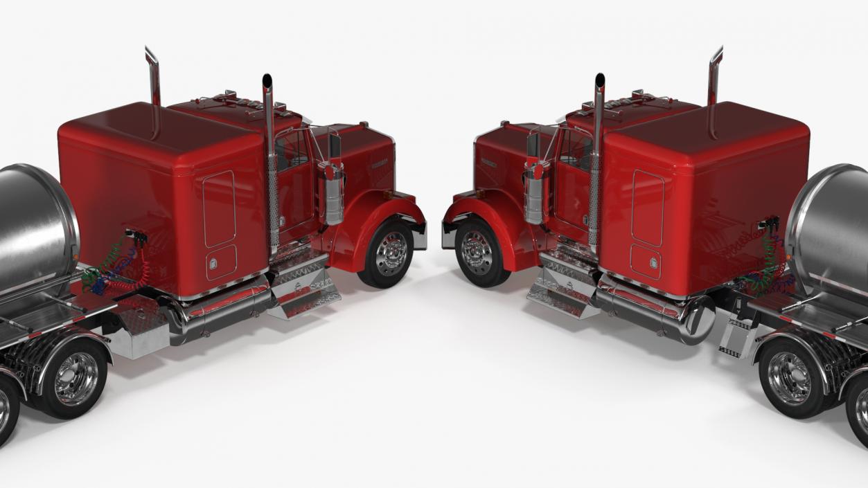 3D Kenworth W900 Tanker Truck