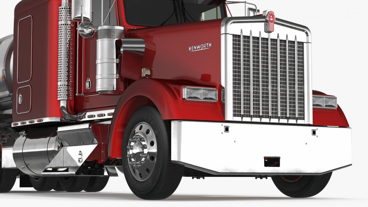 3D Kenworth W900 Tanker Truck