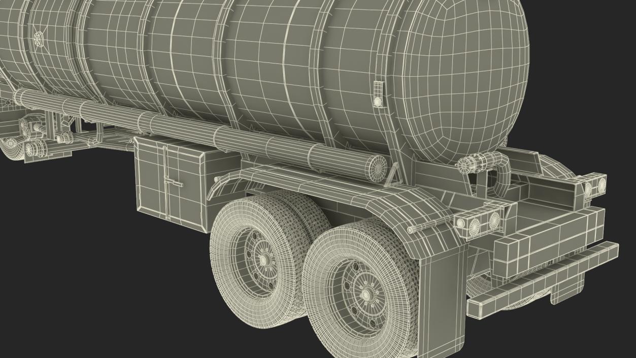 3D Kenworth W900 Tanker Truck