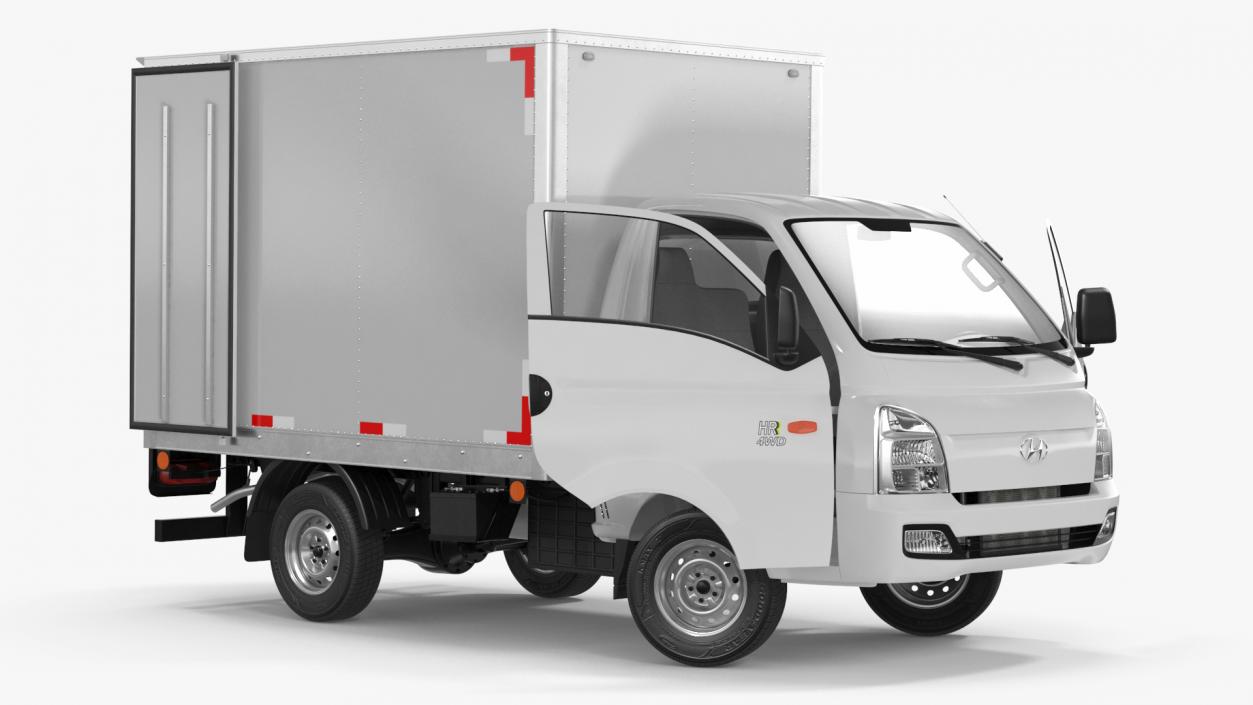 3D Mini Truck Hyundai HR 2023 Refrigerator Rigged