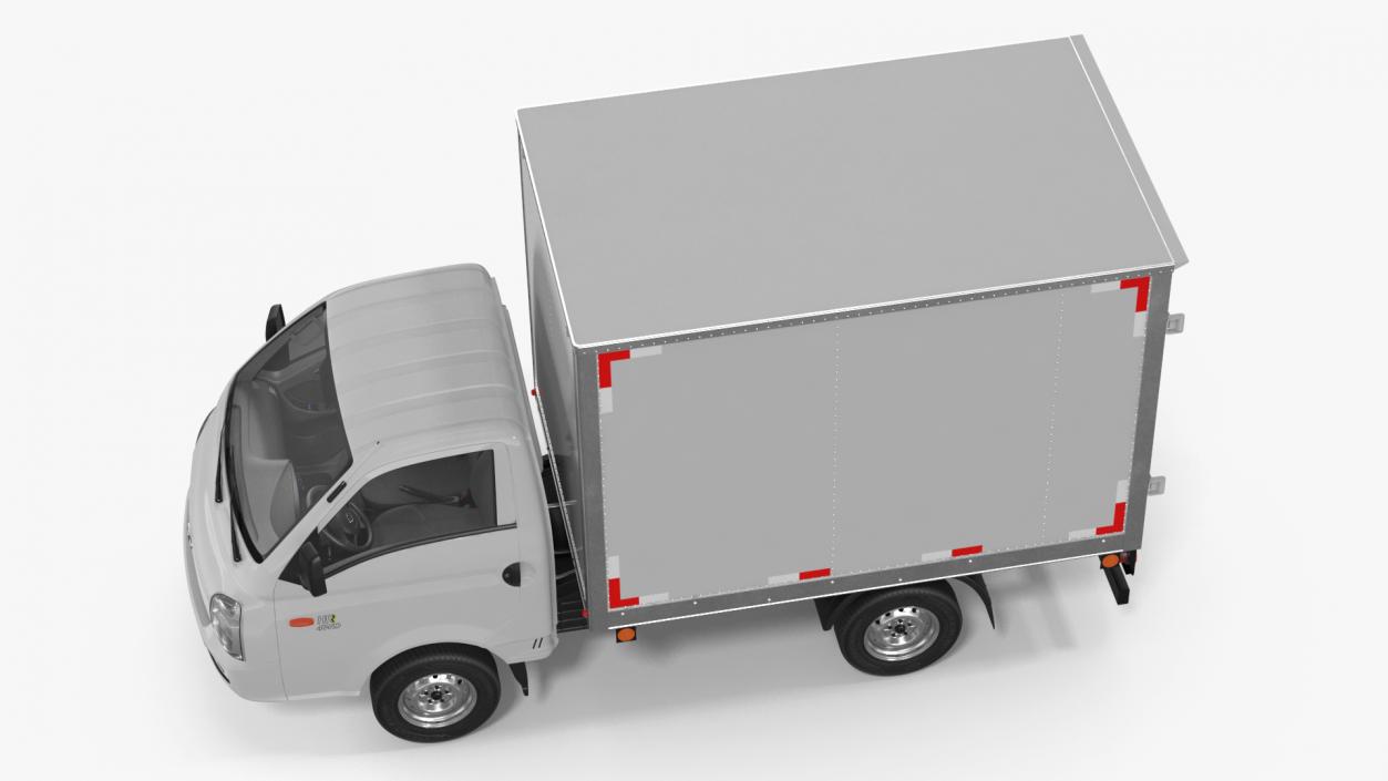 3D Mini Truck Hyundai HR 2023 Refrigerator Rigged