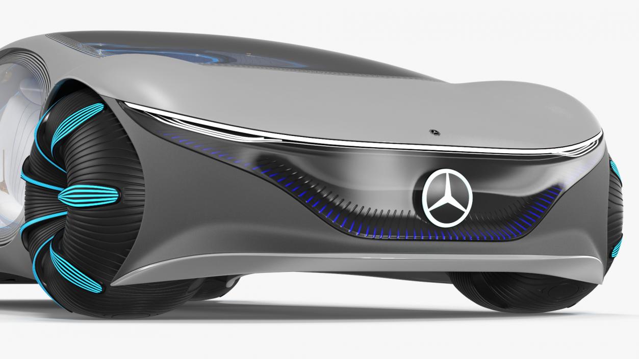 Mercedes Vision AVTR Light ON 3D model