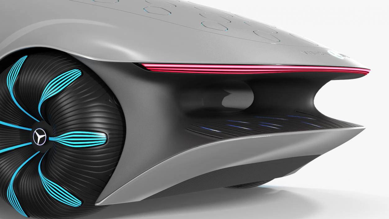 Mercedes Vision AVTR Light ON 3D model