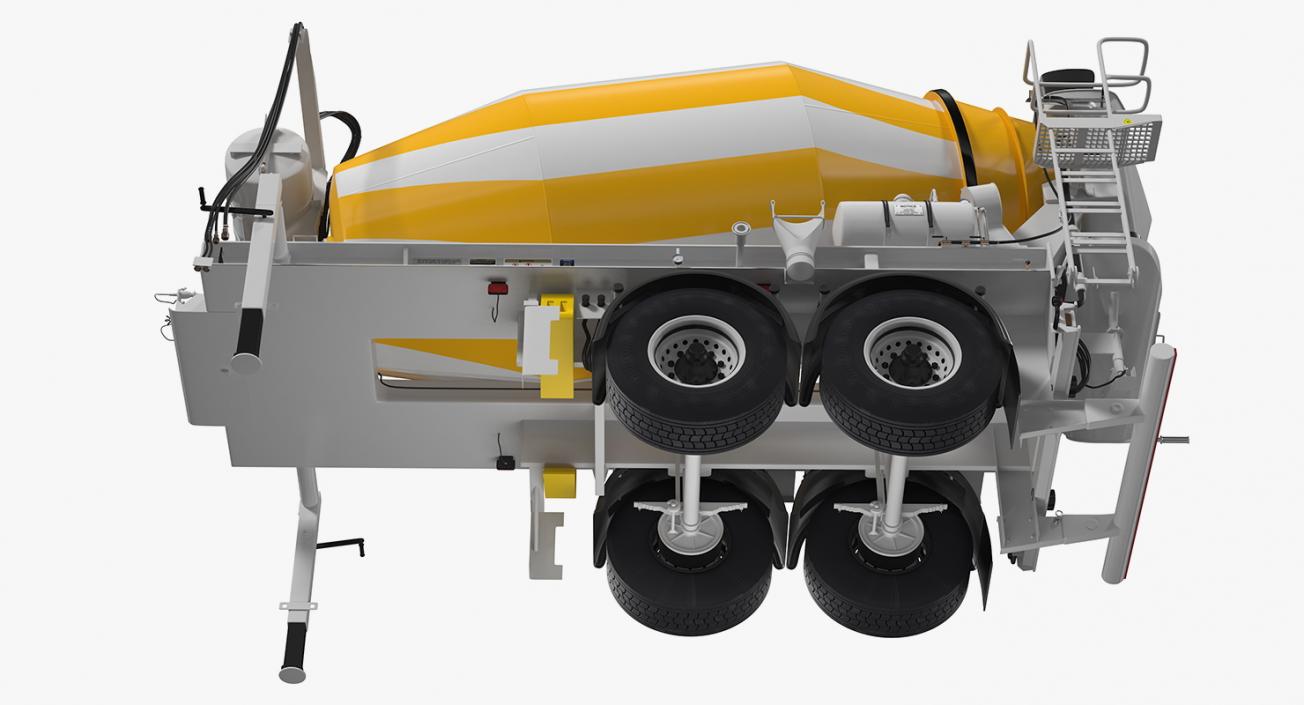 3D model Semi Trailer Mixer Liebherr HTM 904