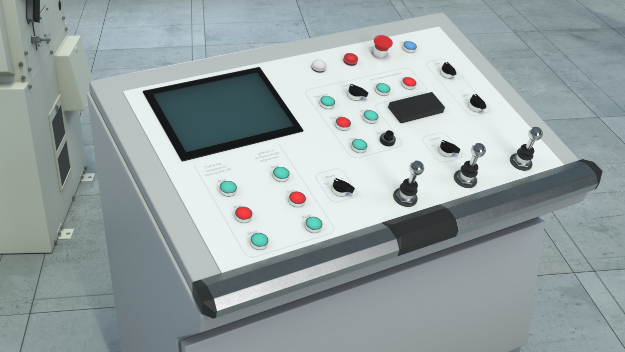 3D Operator Control Desk