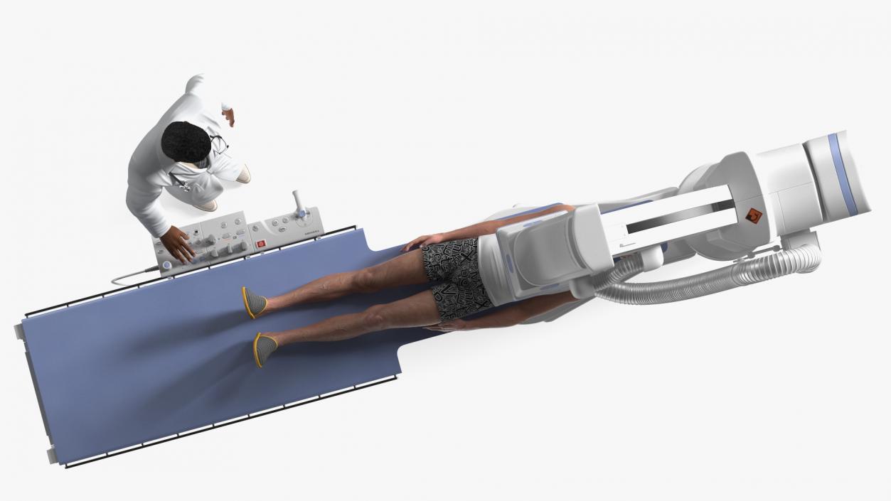 3D C Arm System with Patient and Doctor