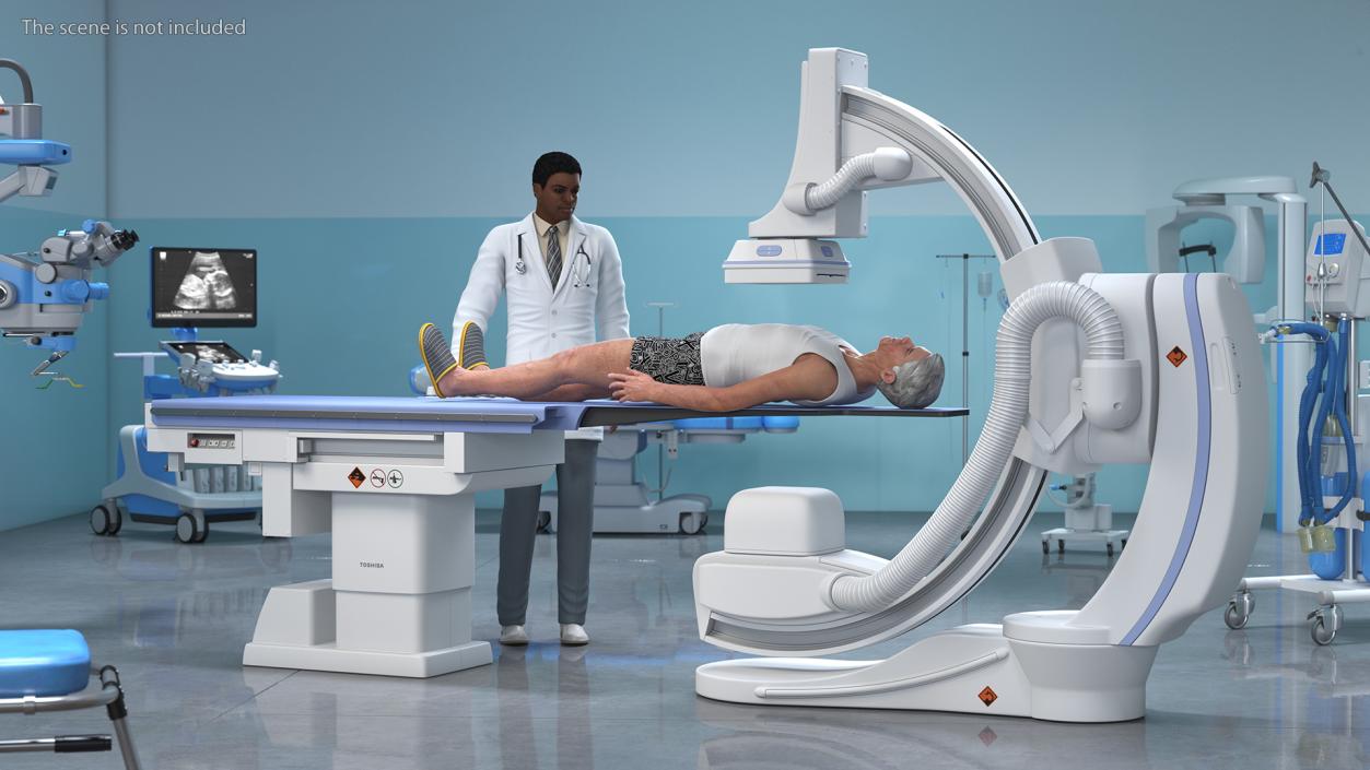 3D C Arm System with Patient and Doctor