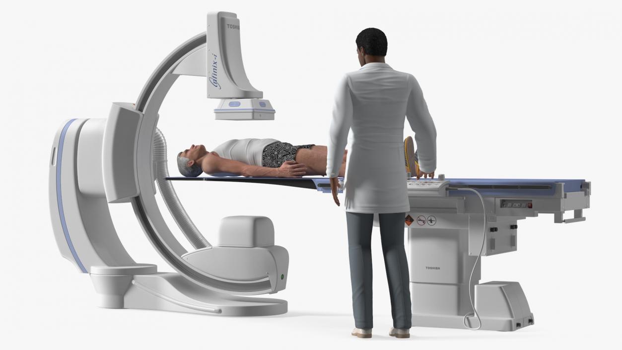 3D C Arm System with Patient and Doctor