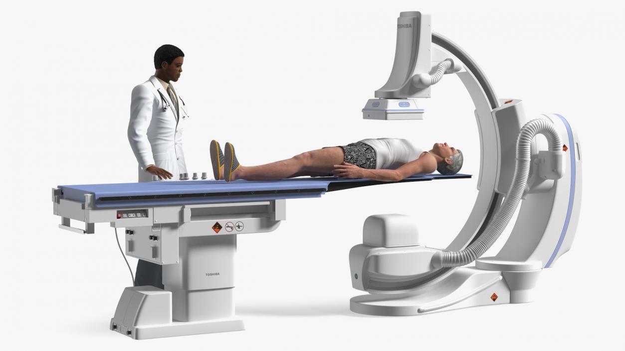 3D C Arm System with Patient and Doctor