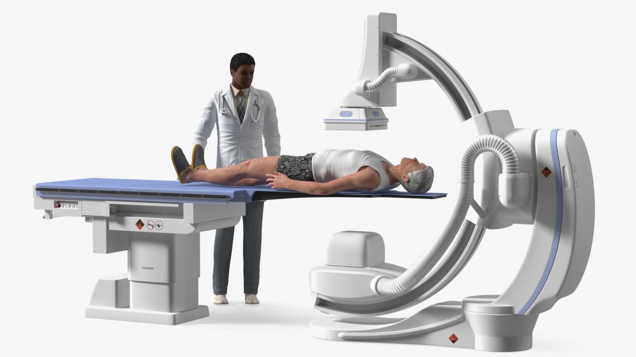 3D C Arm System with Patient and Doctor