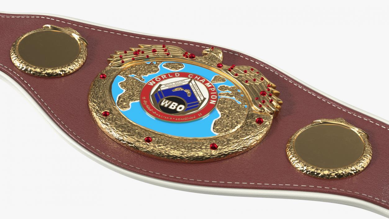 3D Boxing WBO Title Belt