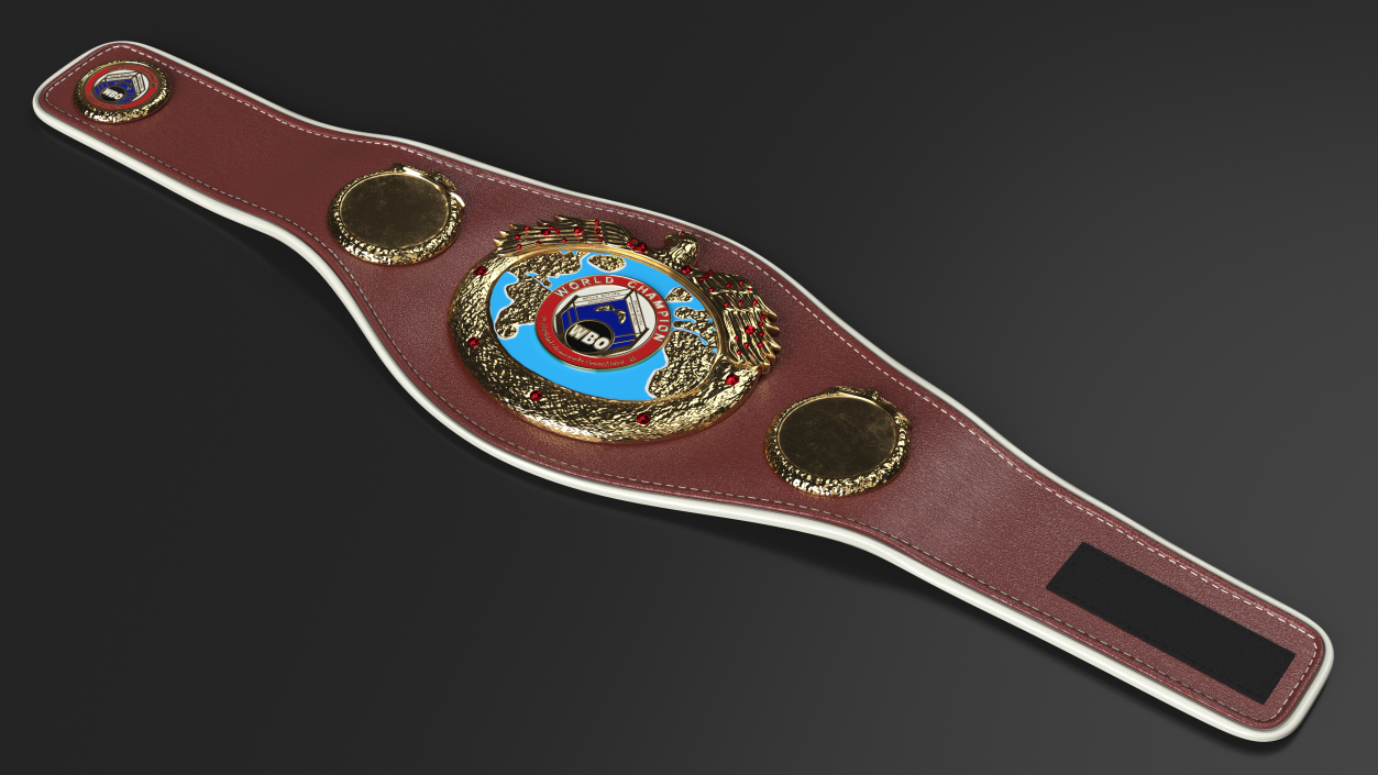 3D Boxing WBO Title Belt