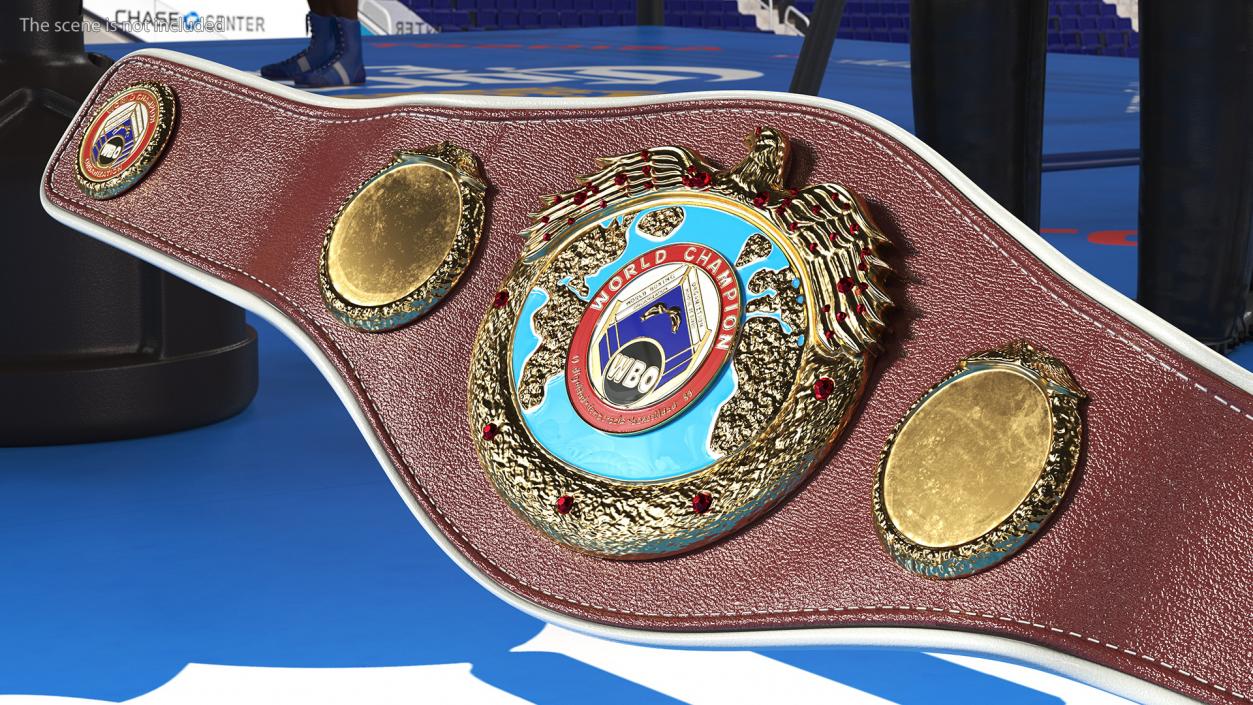 3D Boxing WBO Title Belt