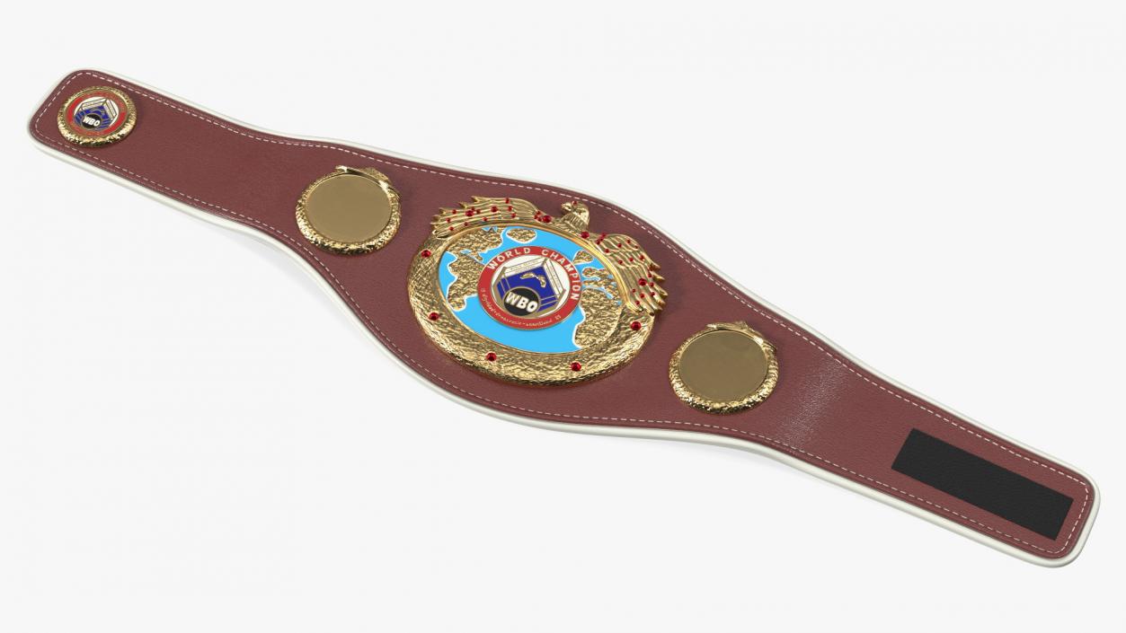 3D Boxing WBO Title Belt